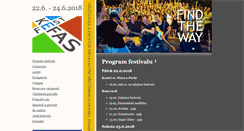 Desktop Screenshot of kefasfest.cz