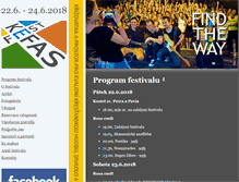 Tablet Screenshot of kefasfest.cz